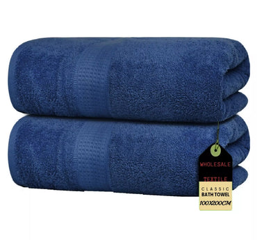 Large bath sheet towels 100 x 200 cm